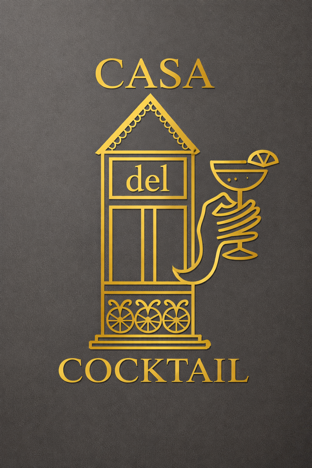 Casa del Cocktail Gouden Logo